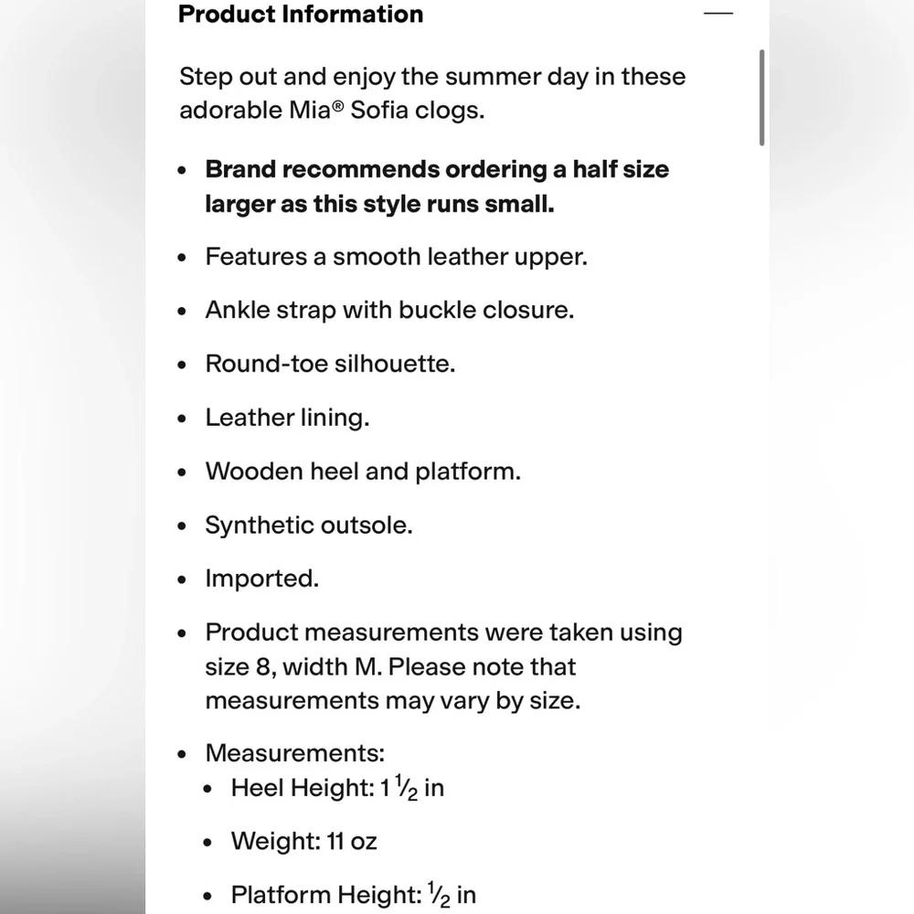 MIA Made in Sweden Sofia Swedish Mary
Jane Clogs - Leather - Picture 2 of 13